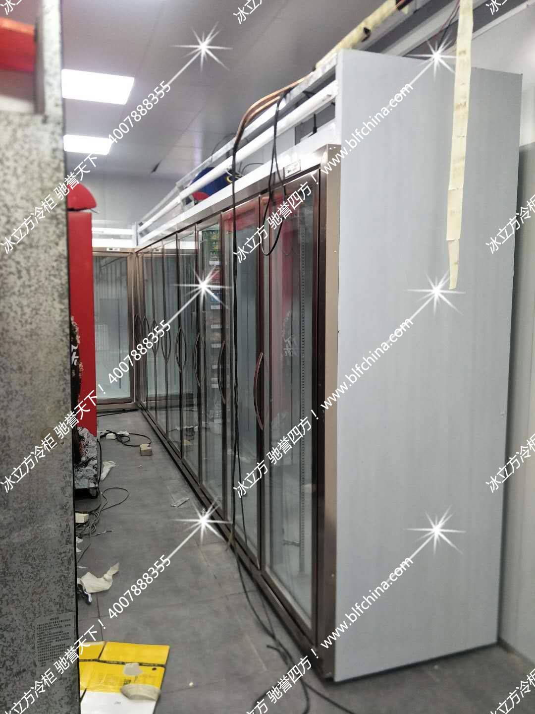 龍華富士康科技集團6門/8門冰柜展示柜飲料啤酒柜