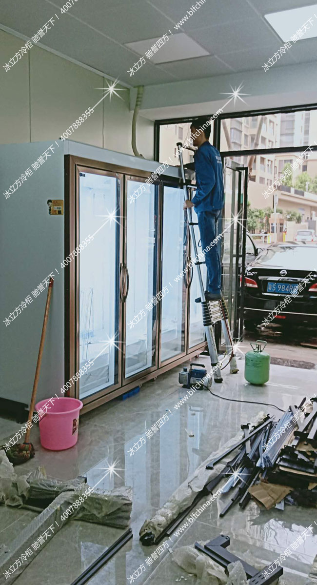 咖啡金鋁合金冰柜